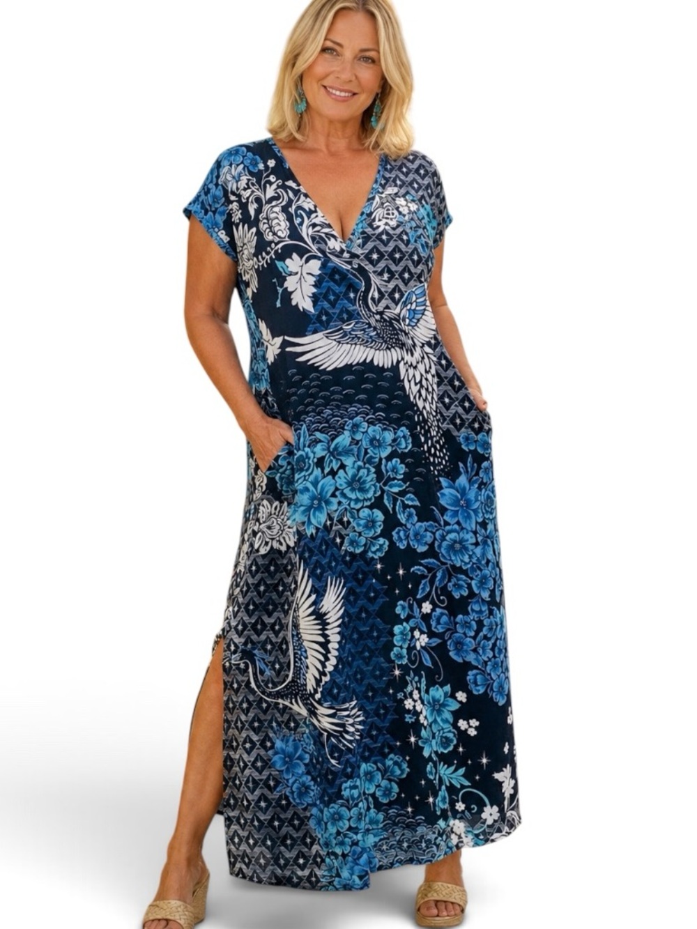 Johnny Was 'Lacey Phoenix' silk dress
NWT
